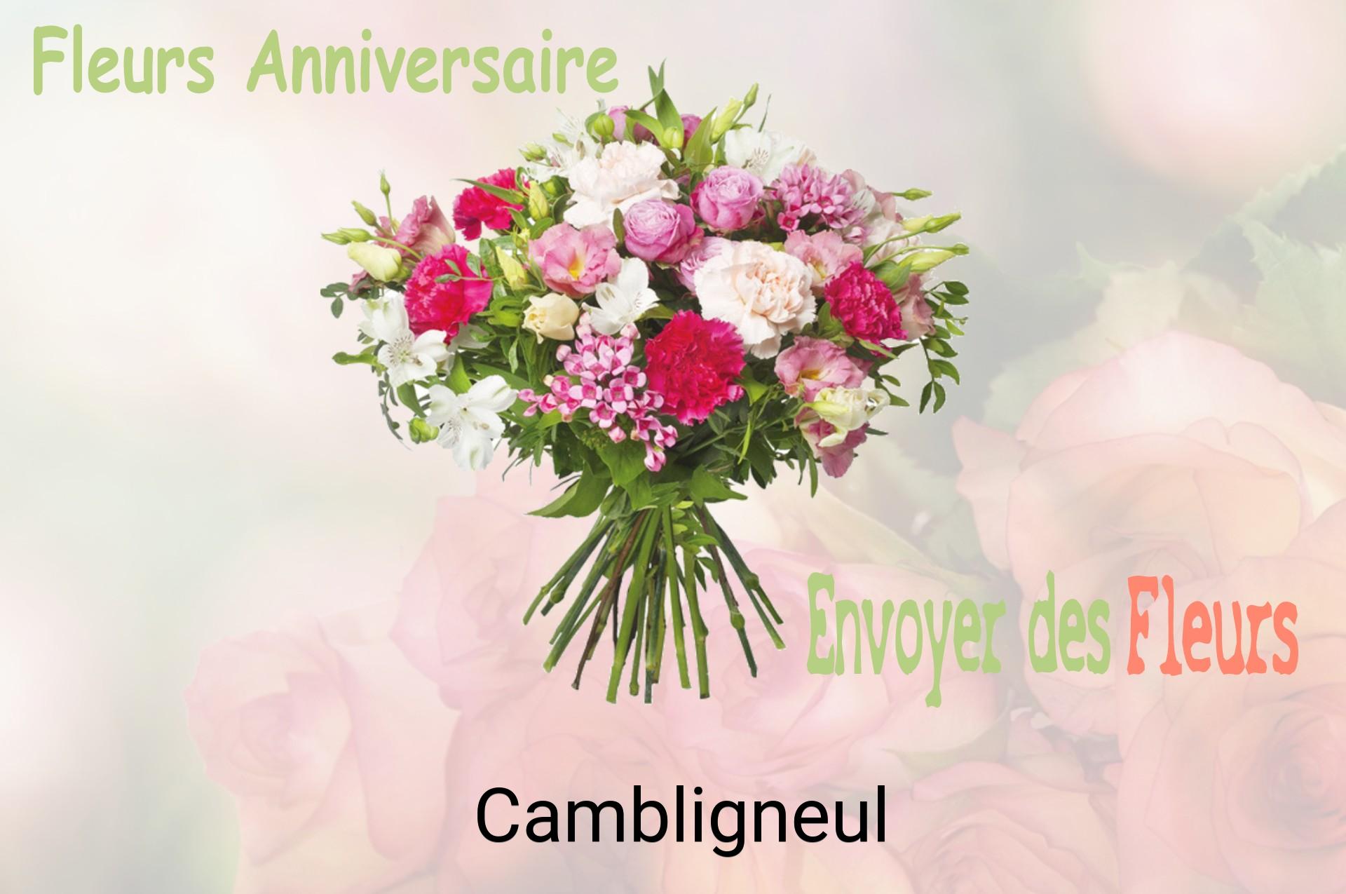 Bouquet de fleurs d’anniversaire livré à Cambligneul